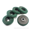 green scouring pad non woven abrasive flap wheel